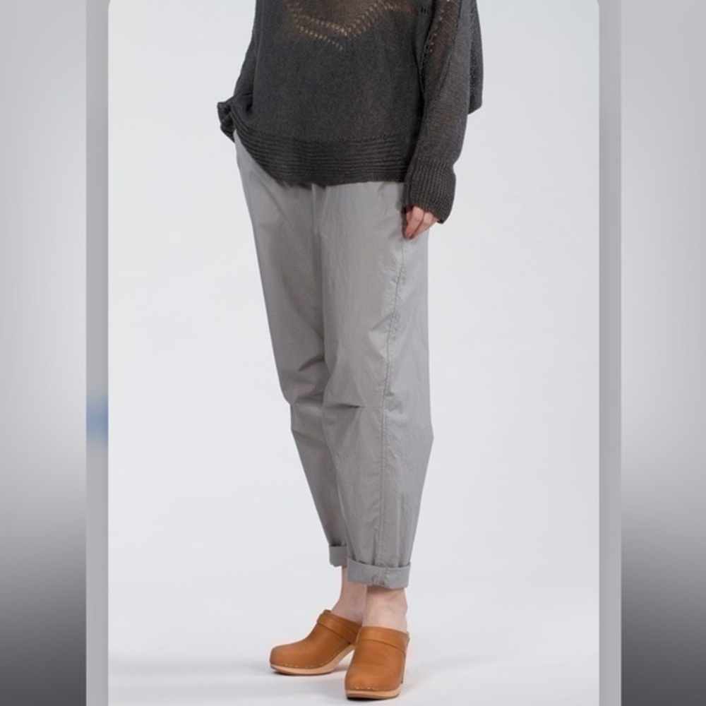Light Gray Wide-Leg Women's Pants - Casual Relaxed Fit